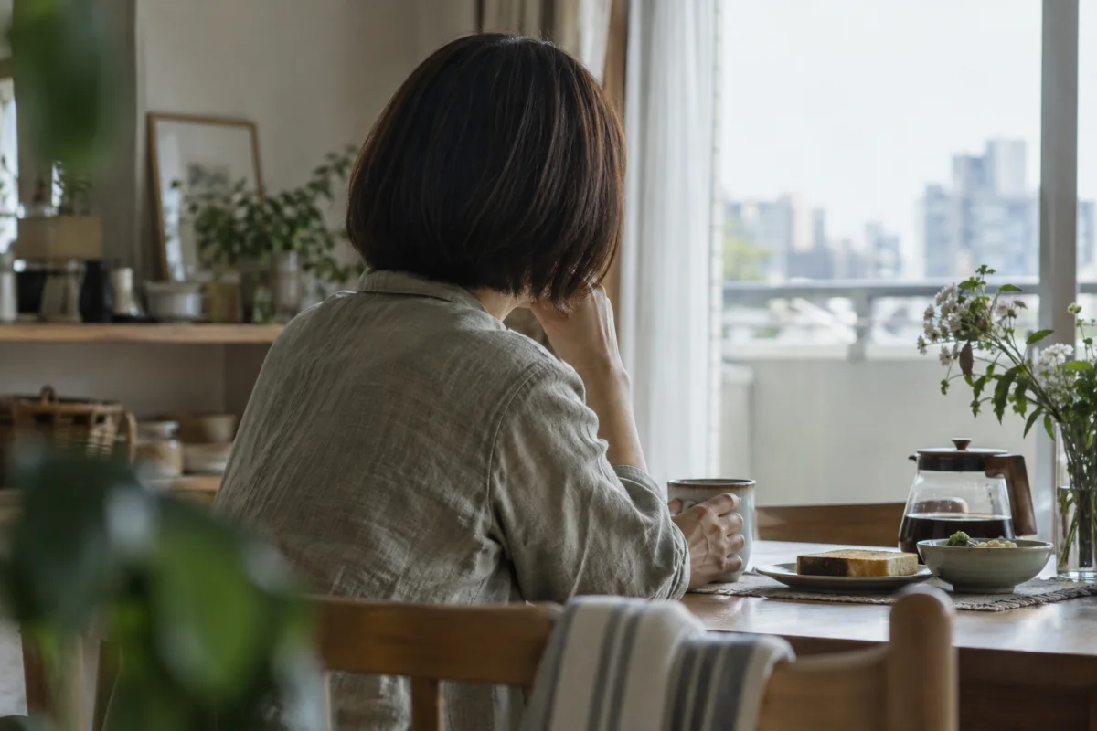既婚者を好きになって苦しい時|感情と生活を守る手順の状況を日常の場面で表した編集部イメージ